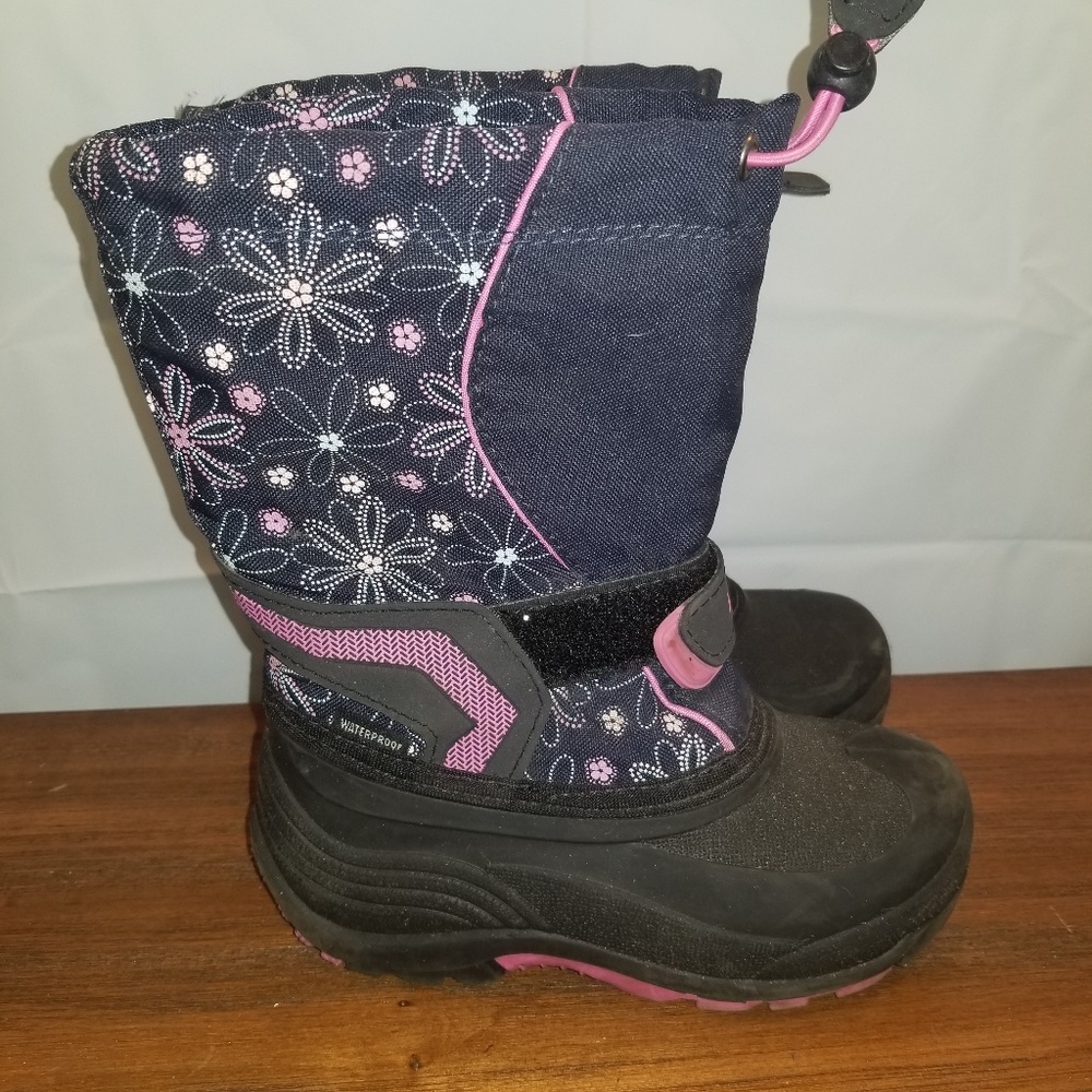 Kamik girls 13 insulated winter snow boots